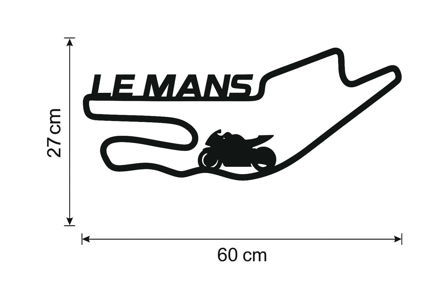 Circuit des 24 heures du Mans en Métal