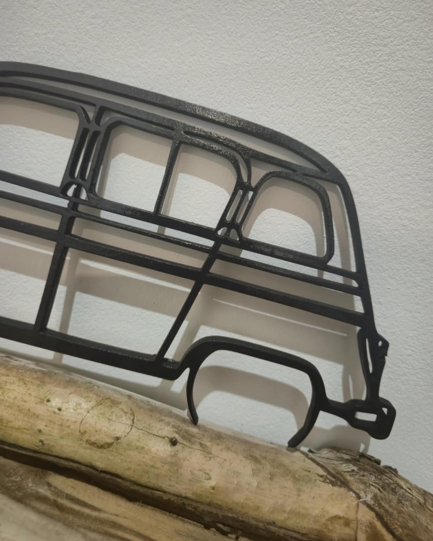 Art mural silhouette de voiture, décoration murale de voiture en bois, pour les amateurs de voiture, cadeau voiture pour lui