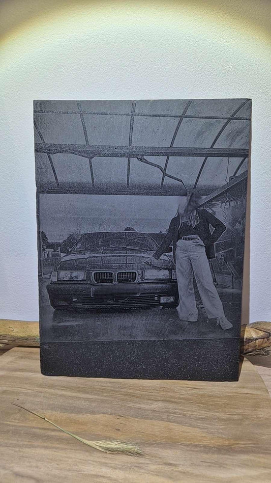 Ardoise gravée personnalisée