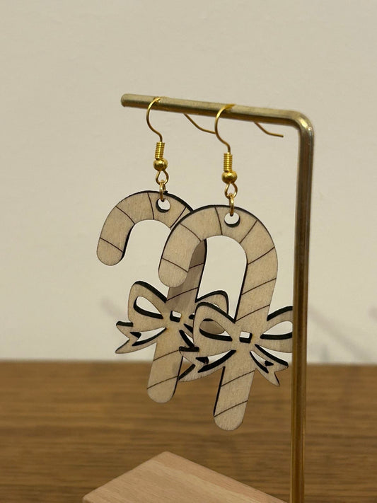 Boucles d’oreilles canne à sucre fantaisie