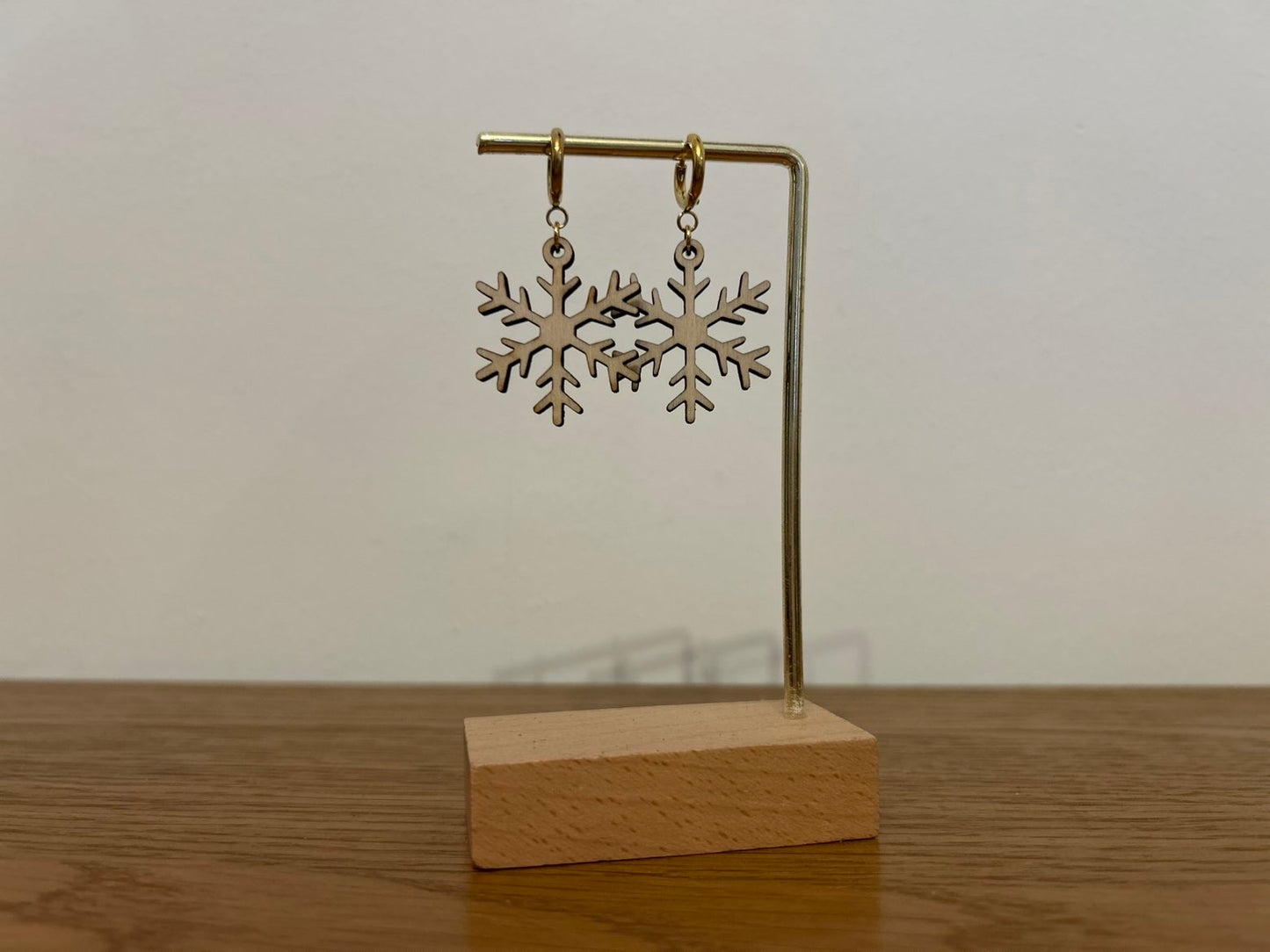 Boucles d’oreilles flocon