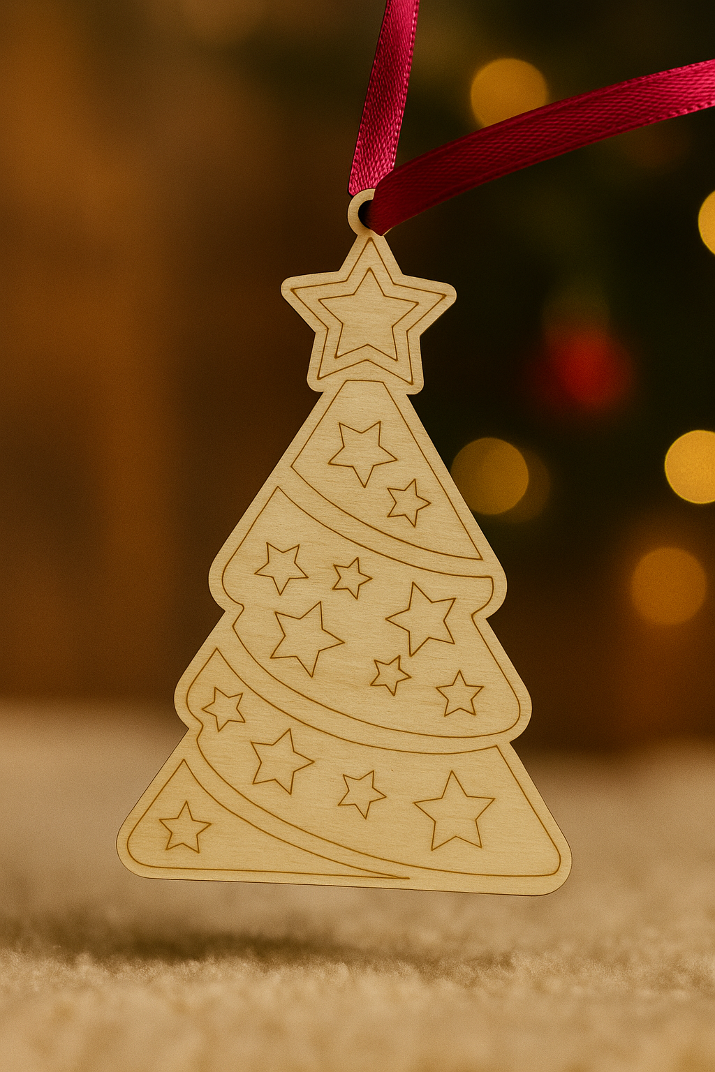 Sapin de Noël en bois