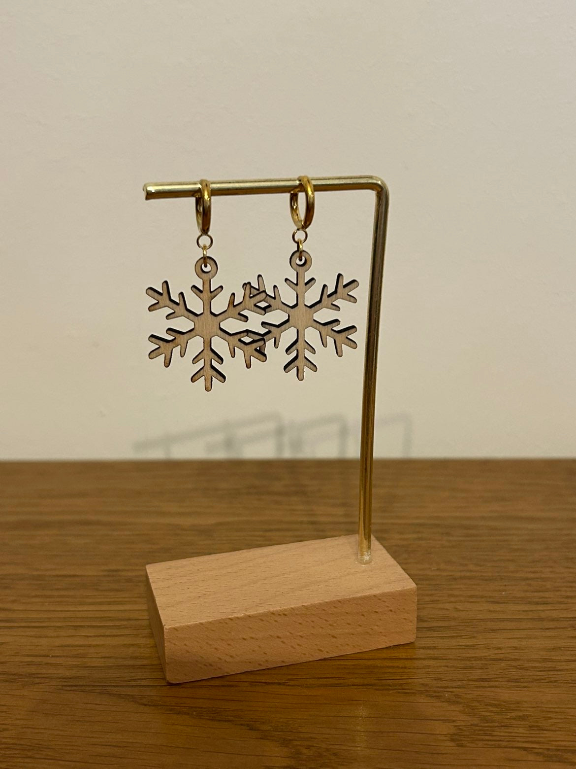 Boucles d’oreilles flocon